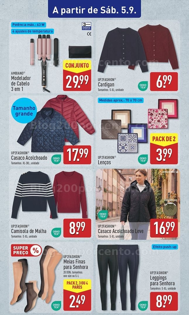 Antevisão Folheto ALDI Bazar Promoções de 5 a 6 setembro